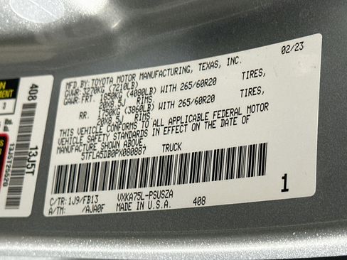 Used 2023 Toyota Tundra SR5 AWD/4WD image 12