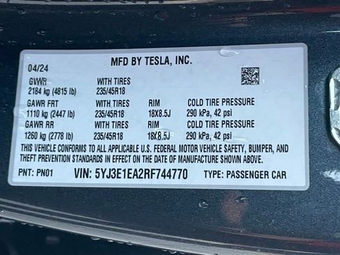 Used 2024 Tesla Model 3 Standard Range image 23