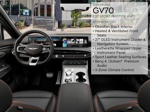 New 2026 Genesis GV70 2.5T Sport Prestige AWD/4WD image 21