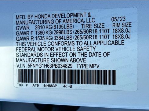 Certified 2023 Honda Pilot TrailSport image 33
