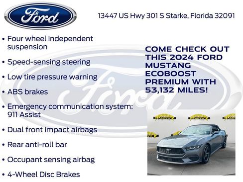 Certified 2024 Ford Mustang Premium RWD image 27