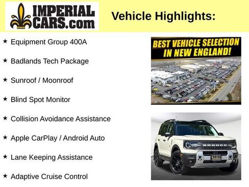 Used 2025 Ford Bronco Sport Badlands w/ Badlands Tech Package AWD/4WD image 8