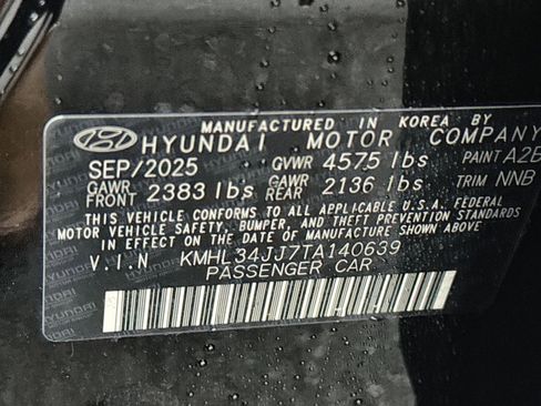 New 2026 Hyundai Sonata SEL image 28