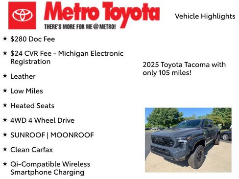 Used 2025 Toyota Tacoma TRD Pro w/ Tow Tech Package AWD/4WD image 8