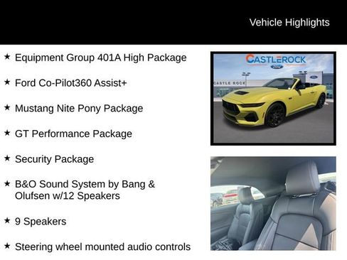 New 2025 Ford Mustang GT Premium w/ GT Performance Package image 7