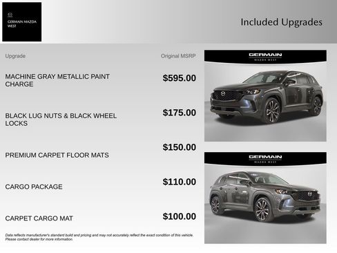 Used 2023 MAZDA CX-50 AWD 2.5 S w/ Cargo Package image 11