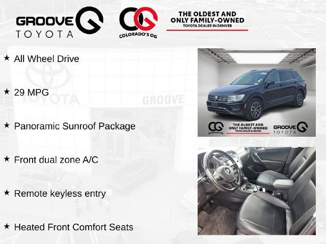 Used 2019 Volkswagen Tiguan SE w/ Panoramic Sunroof Package AWD/4WD image 4