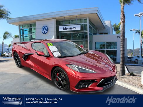 Used 2021 Chevrolet Corvette Stingray Premium Cpe w/ Z51 Performance Package image 1