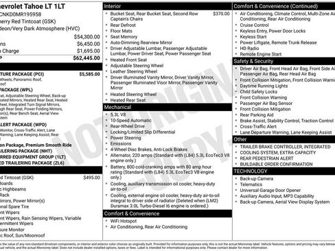 Used 2021 Chevrolet Tahoe LT w/ LT Signature Package RWD image 12