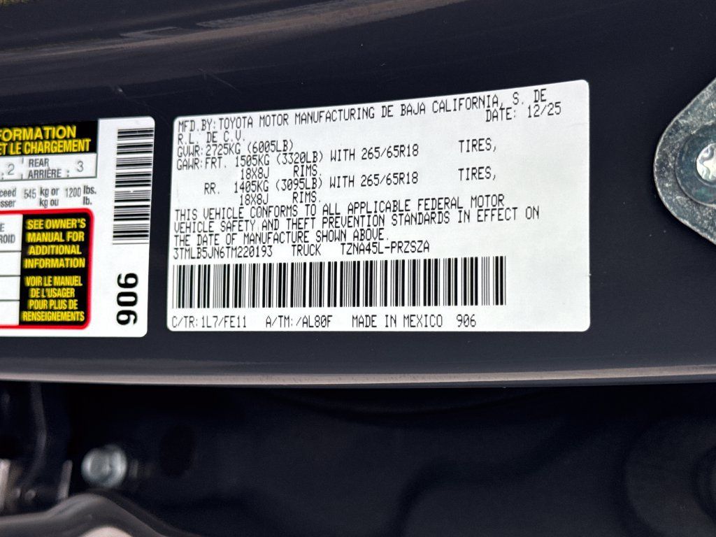 Used 2026 Toyota Tacoma TRD Sport w/ TRD Sport Upgrade Package AWD/4WD image 43