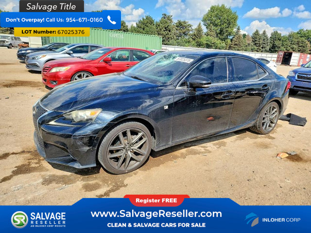 Used 2014 Lexus IS 250 w/ F-Sport Package RWD image 1