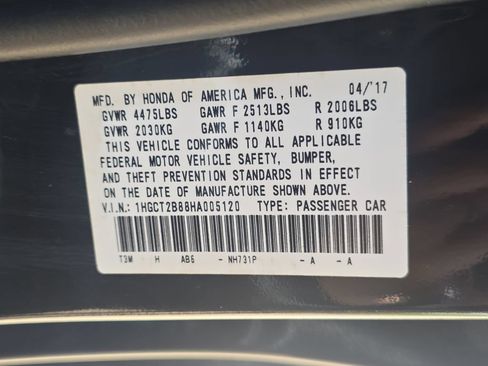 Used 2017 Honda Accord EX-L image 35