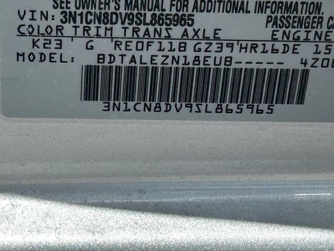 New 2025 Nissan Versa S w/ Trunk Package image 42