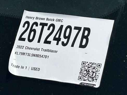 Used 2022 Chevrolet TrailBlazer RS FWD image 5