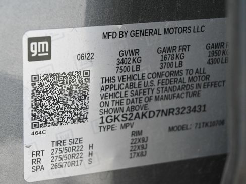 Used 2022 GMC Yukon SLE w/ Gmc Pro Safety Plus Package image 17