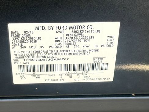 Used 2018 Ford Explorer XLT w/ Equipment Group 202A image 29