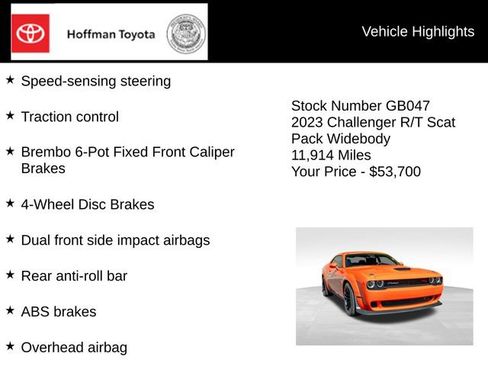 Used 2023 Dodge Challenger R/T Scat Pack RWD image 29