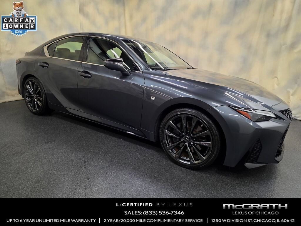 Certified 2021 Lexus IS 350 F Sport w/ Accessory Package RWD image 1