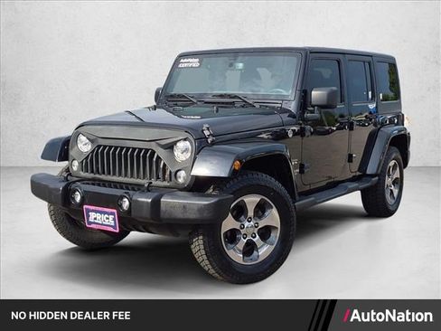 Used 2017 Jeep Wrangler Unlimited Sahara w/ Connectivity Group AWD/4WD image 1