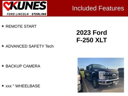 Used 2023 Ford F250 XLT w/ FX4 Off-Road Package AWD/4WD image 2