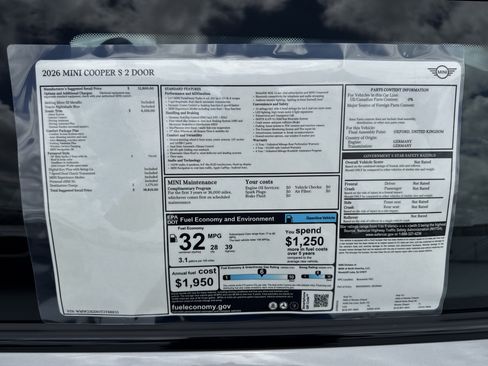 New 2026 MINI Cooper S FWD image 26