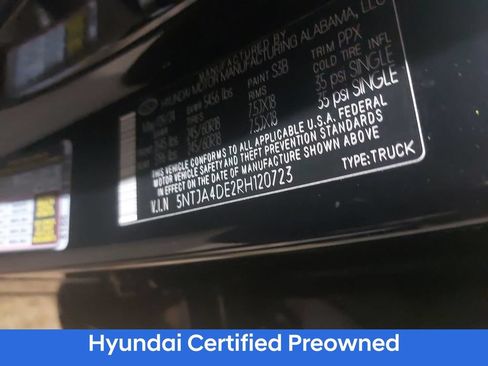 Certified 2024 Hyundai Santa Cruz SE FWD image 34