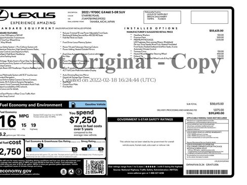 Used 2022 Lexus GX 460 Premium AWD/4WD image 58