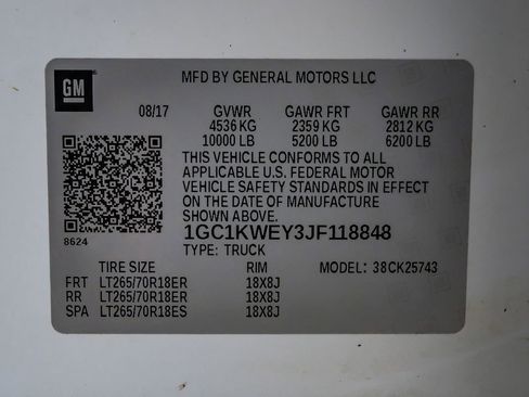 Used 2018 Chevrolet Silverado 2500 LTZ w/ Duramax Plus Package image 67