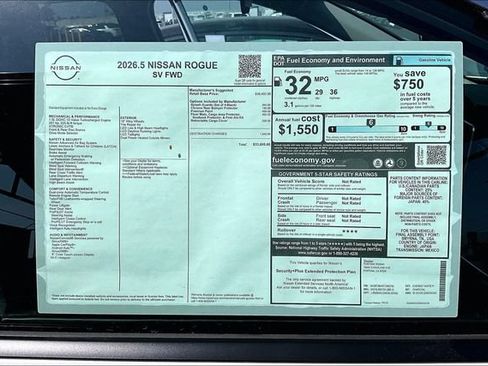 New 2026 Nissan Rogue SV FWD image 12
