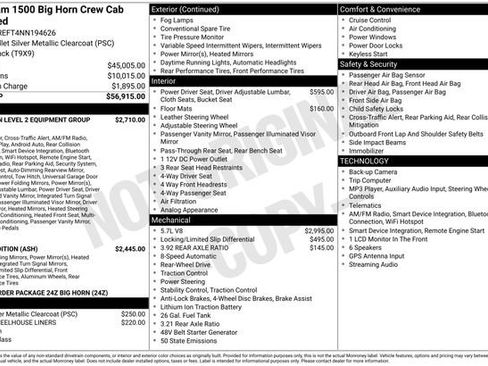 Used 2022 RAM 1500 Big Horn RWD image 10