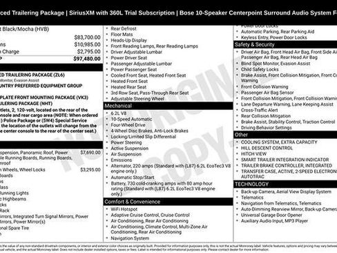 New 2026 Chevrolet Tahoe High Country AWD/4WD image 5