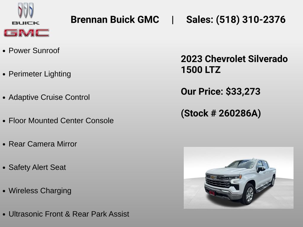Certified 2023 Chevrolet Silverado 1500 LTZ w/ LTZ Premium Package AWD/4WD image 25