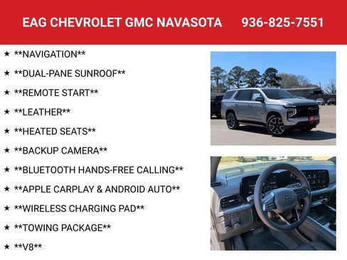 New 2026 Chevrolet Tahoe RST w/ Comfort Package image 4