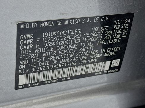 Certified 2025 Honda HR-V LX image 29