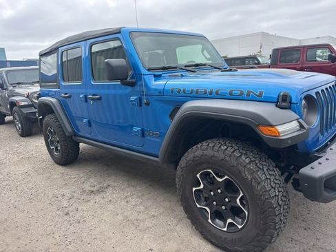 Used 2021 Jeep Wrangler Unlimited Rubicon 4xe w/ Steel Bumper Group AWD/4WD image 4