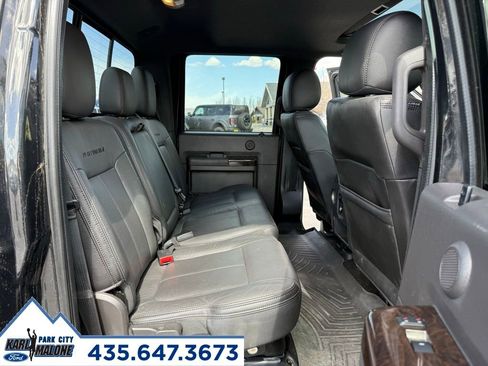 Used 2015 Ford F350 Platinum w/ FX4 Off-Road Package AWD/4WD image 36