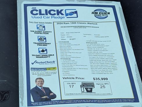 Used 2024 RAM 1500 Classic Warlock image 13