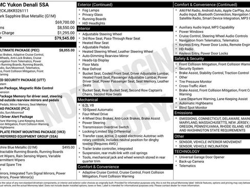 Used 2019 GMC Yukon Denali w/ Denali Ultimate Package image 38