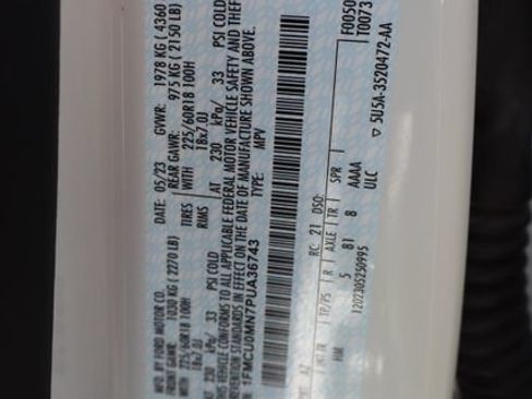 Certified 2023 Ford Escape ST-Line w/ Tech Pack #1 FWD image 38