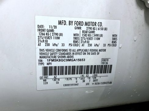 Used 2021 Ford Explorer ST w/ Equipment Group 401A image 27