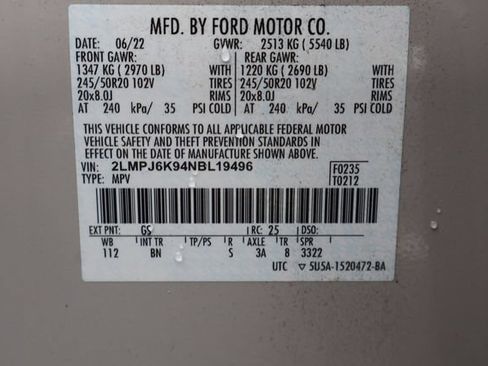 Certified 2022 Lincoln Nautilus Reserve FWD image 28