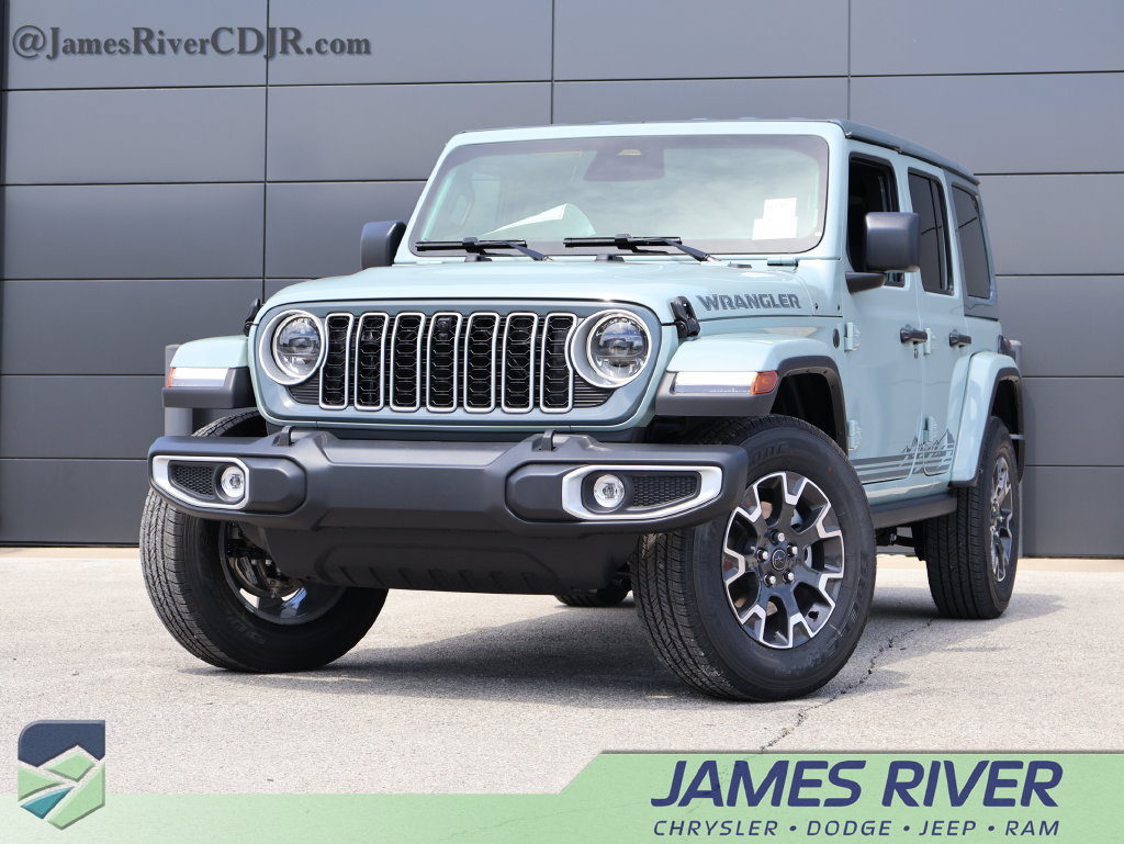 New 2026 Jeep Wrangler Unlimited Sahara w/ Rockslide Package AWD/4WD 360° Tour