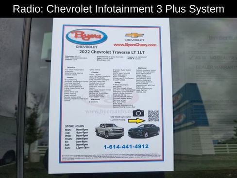 Used 2022 Chevrolet Traverse LT AWD/4WD image 13