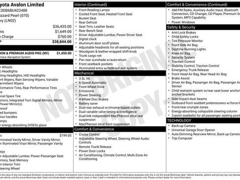 Used 2011 Toyota Avalon Limited image 25