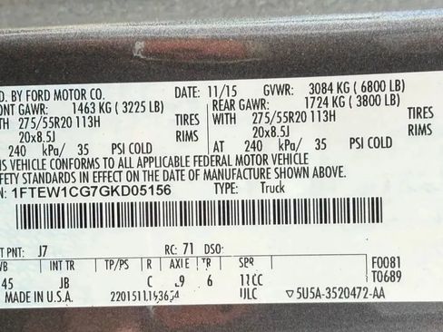 Used 2016 Ford F150 XLT w/ Equipment Group 302A Luxury RWD image 37