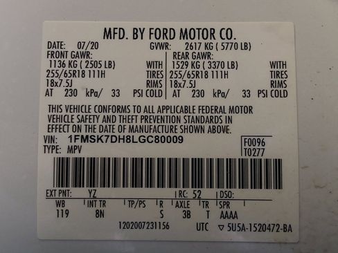 Used 2020 Ford Explorer XLT w/ Comfort Package RWD image 33