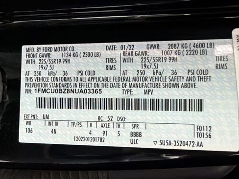 Used 2022 Ford Escape SE w/ SE Sport Appearance Package FWD image 18