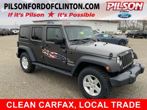 Used 2017 Jeep Wrangler Unlimited Sport w/ Quick Order Package 24S image 1