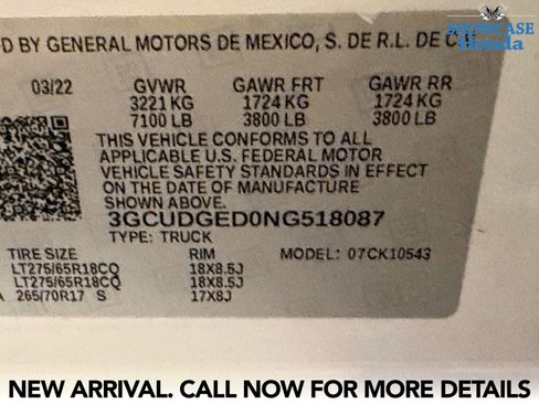 Used 2022 Chevrolet Silverado 1500 LTZ w/ Z71 Off-Road Package image 16