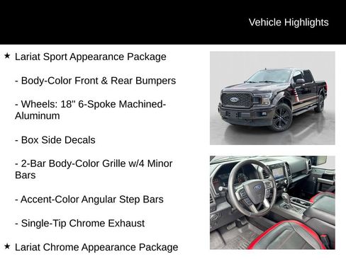 Used 2019 Ford F150 Lariat w/ Equipment Group 502A Luxury AWD/4WD image 26